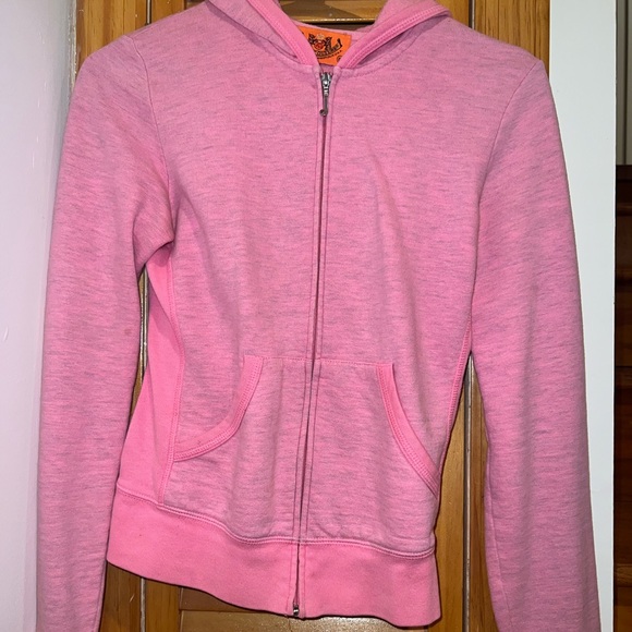 Pink/ grey slight camo Juicy Couture hoodie - Picture 1 of 3